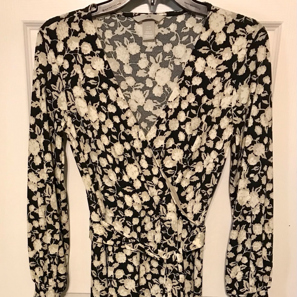 H&M Floral Midi Dress, Sz XS